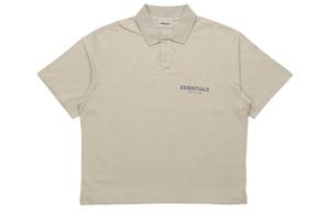 Футболка поло FW20 унисекс оливково-зеленого цвета Fear Of God Essentials, оливково-зеленый