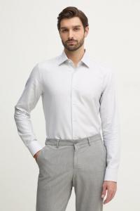 Хлопковая рубашка Boss, белый