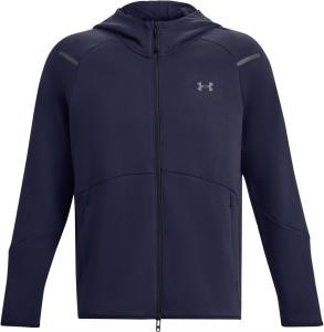 Толстовка Under Armour - Mens Unstoppable FLC Full Zip Sweater, Midnight Navy-Black