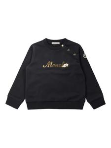 Толстовка с логотипом Moncler Enfant, синий