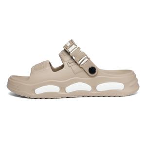 NANJIREN Пляжные сандалии мужские оранжево-серо-бежевые, цвет Brown Beige