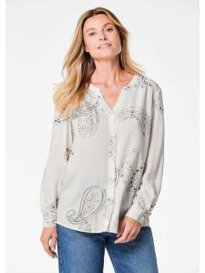 Блуза GOLDNER, цвет cremeweiß/gemustert