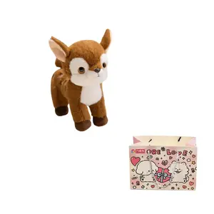 Милый плюшевый зверек гиппо мини олень кукла высота 23см/25см Ten Thousand Children's Music