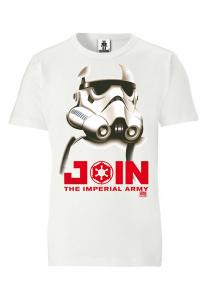 Футболка LOGOSHIRT Shirt Stormtrooper - Join The Imperial Army, белый