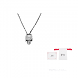 Цепочка с логотипом Alexander Mcqueen, серебро