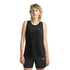 Футболка без рукавов Jack Wolfskin Prelight Stride, черный