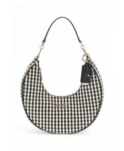 Плетеная сумка-хобо Mirema Guess, черный