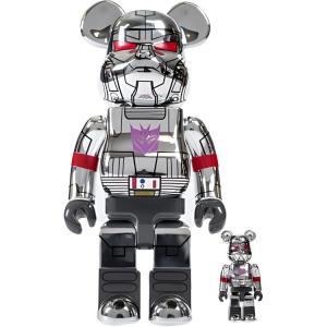 BE@RBRICK Bearbrick Bait X Medicom Transformers Megatron Silver