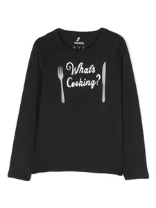 Толстовка с принтом Mini Rodini, черный