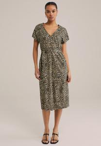 Платье-рубашка WE Fashion, коричневый