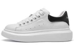 Поддерживающие, износостойкие, легкие и дышащие низкие кеды для скейтборда Unisex La Chapelle, бело-розовые