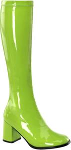 Сапоги Funtasma Gogo-300 для женщин от Pleaser, Lime Stretch Patent