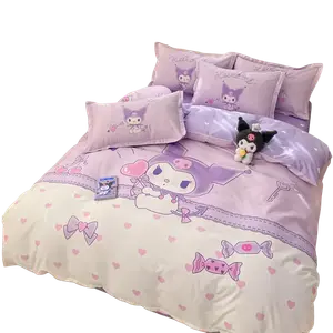 Sanrio Хлопковая пододеяльник 100% хлопок пододеяльник комплект постельного белья