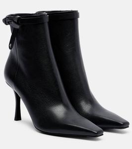 Ботильоны Camie 85 с вырезом из кожи Jimmy Choo, Black