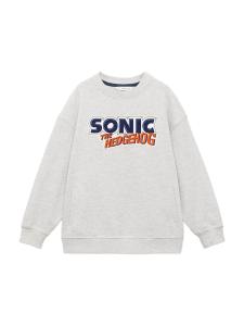 Толстовка MANGO KIDS SONICTHE, Mottled Grey