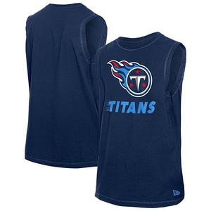Мужской футболка-майка Tennessee Titans Leisure Collection в темно-синем цвете New Era