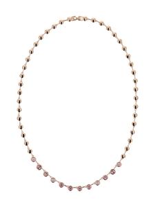 Faina Женское колье с кристаллами, выполненное из розового золота