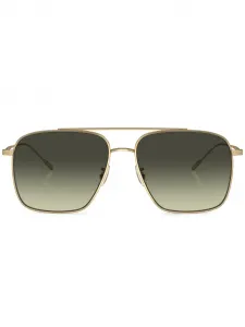 Солнцезащитные очки-пилоты Dresner Oliver Peoples, золотой