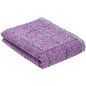 Полотенце для душа Melange Cube в клетчатом дизайне Esprit, Darc lilac