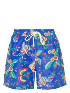 Плавки-шорты Traveller с цветочным принтом Polo Ralph Lauren, синие