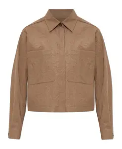 Шерстяная куртка Ricordo Max Mara, коричневый