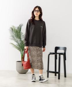 CONVERSE/(W) Толстовка с логотипом и флисовой подкладкой