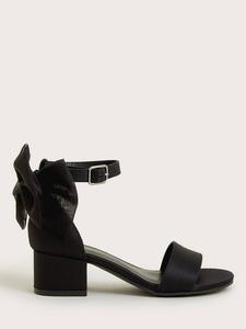 Детские туфли-лодочки с бантом Monsoon, Black