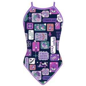 Цельный купальник для женщин Mizuno, фиолетовый