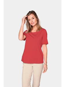 GOLDNER Футболка. Футболка в хорошем состоянии, из ткани, сохраняющей форму, красного цвета