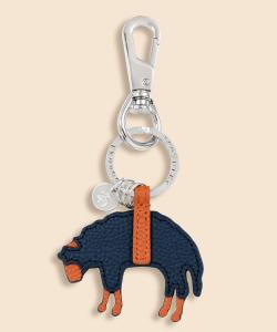 Брелок для ключей из коровьей кожи с логотипом GF