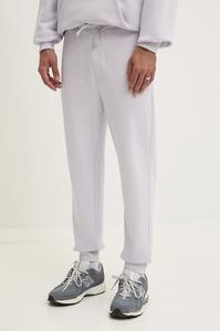 Хлопковые спортивные брюки Hugo, фиолетовый