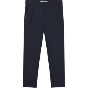 Хлопковые чиносы LACOSTE, синий