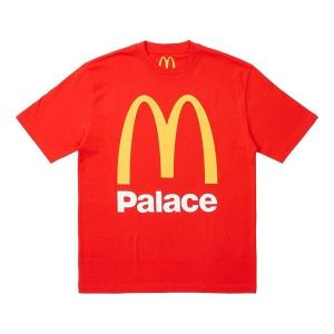 Футболка x mcdonald's logo t-shirt 'red' Palace, красный