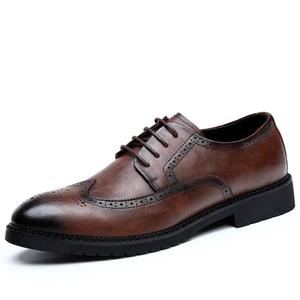 Shiozawa Мужские туфли дерби на низком ходу коричневые, цвет Brown