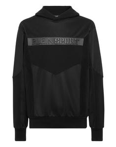 Толстовка с капюшоном Plein Sport, цвет Black / Black