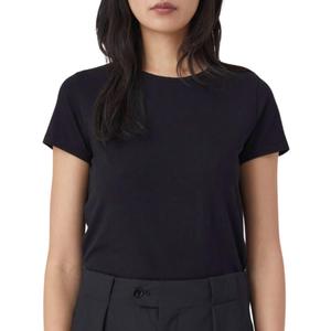 Базовая хлопковая футболка черного цвета CLOSED