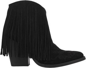 Ботильоны из замши и кожи TANGLES Dingo, Black