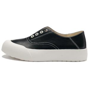 Женские низкие кеды для скейтбординга однотонные LE SAUNDA, черный