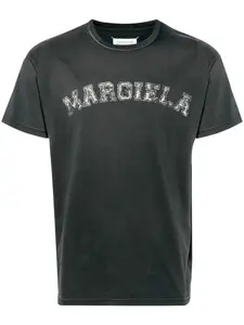 Футболка с логотипом Maison Margiela, черный