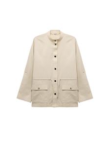 Koton Куртка для межсезонья в бежевом цвете