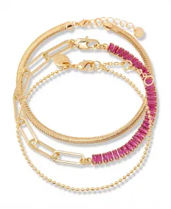 Теннисный браслет с камнем Прии Brook & York, july