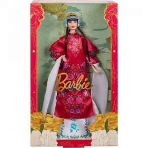 Детская кукла Barbie Signature lunar new year 2024 doll, красный