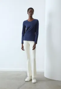 Комплект из 3 футболок с длинными рукавами Anna Field, Mottled Light Grey/Dark Blue/Off-White