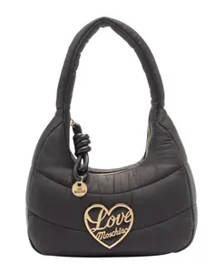 Мягкая сумка-хобо Love Moschino, черный