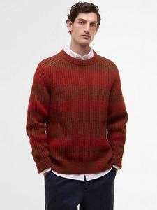 Шерстяной джемпер Paul Smith Saddle с круглым вырезом Barbour, Rosette Red