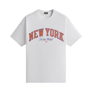 Футболка Kith For The New York Knicks New York To The World Vintage Tee, белый