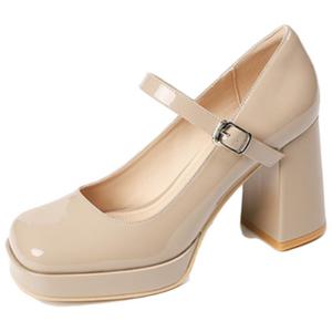 TATAYA Мэри Джейн туфли женские бежевые, хаки, цвет Khaki