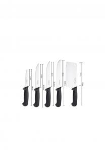 Набор барбекю-ножей Cheffinger, 5 штук, черный