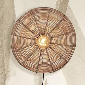 Настенный светильник GOOD&MOJO Tanami Typ C, бежевый - бамбук - 40 х 40 х 10 см