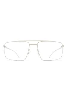 Очки Mykita Pen 51 в квадратной оправе, серебряный